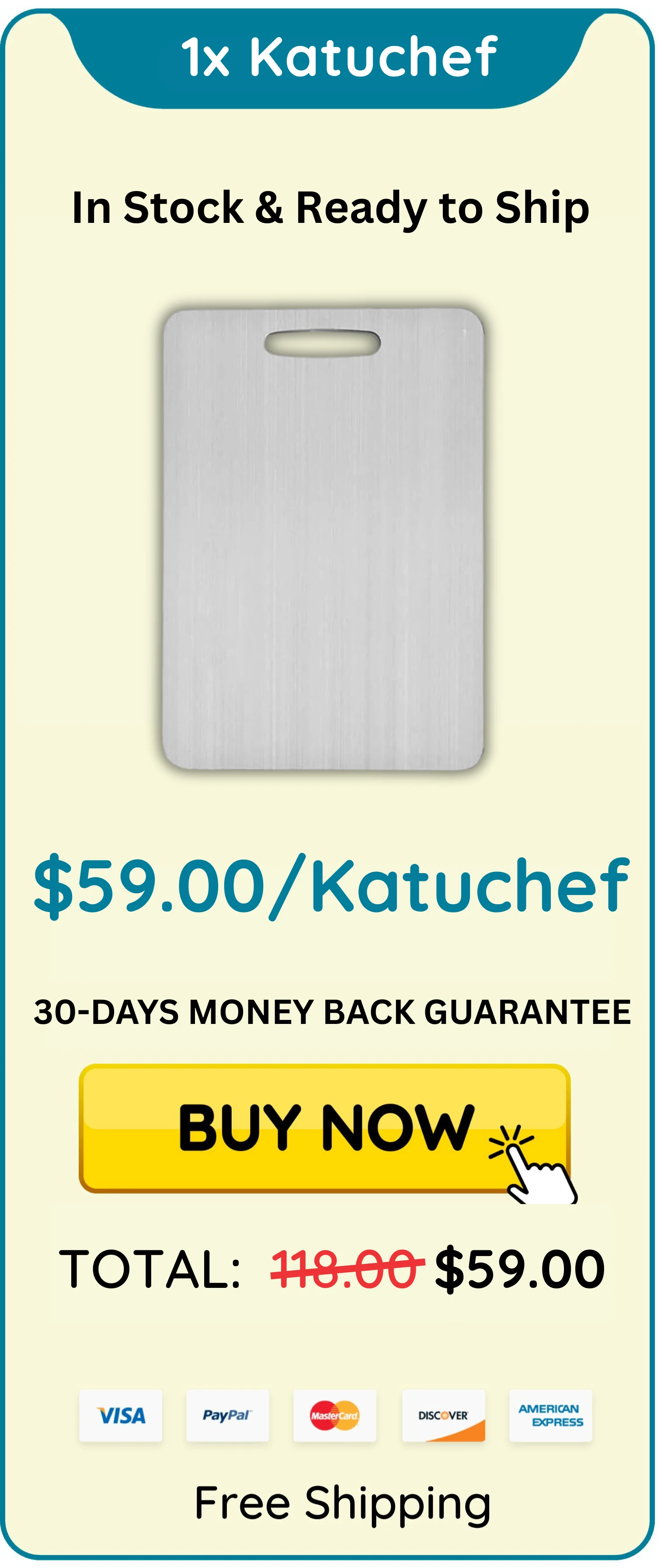 KatuChef Titanium Cutting Board 9